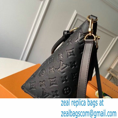 LOUIS VUITTON V TOTE MM MONOGRAM EMPREINTE M44422 BLACK