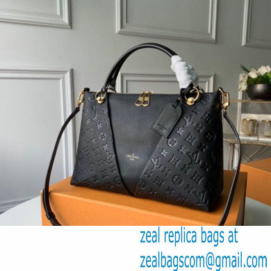 LOUIS VUITTON V TOTE MM MONOGRAM EMPREINTE M44422 BLACK