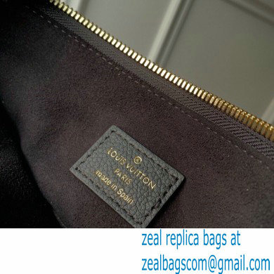 LOUIS VUITTON V TOTE MM MONOGRAM EMPREINTE M44422 BLACK