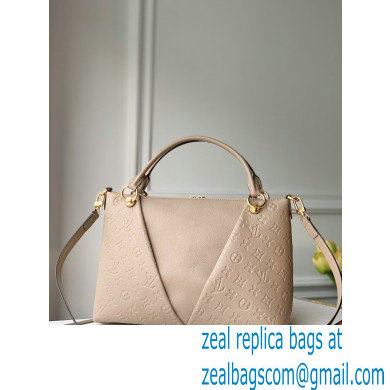 LOUIS VUITTON V TOTE MM MONOGRAM EMPREINTE M44884 BEIGE