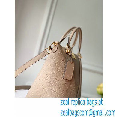 LOUIS VUITTON V TOTE MM MONOGRAM EMPREINTE M44884 BEIGE