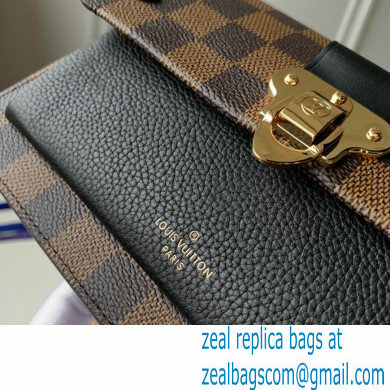 Louis Vuitton Damier Ebene Canvas Vavin Chain Wallet N60221 Black