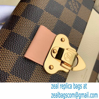 Louis Vuitton Damier Ebene Canvas Vavin Chain Wallet N60237 Creme