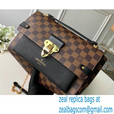 Louis Vuitton Damier Ebene Canvas Vavin PM Bag N40108 Black - Click Image to Close
