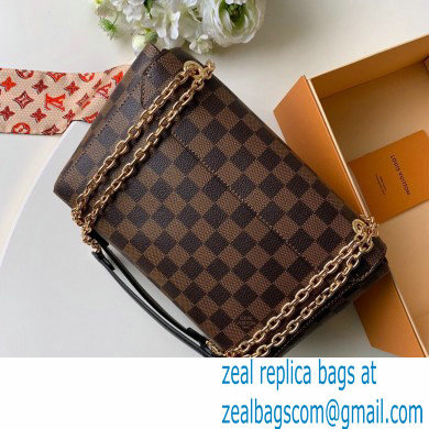 Louis Vuitton Damier Ebene Canvas Vavin PM Bag N40109 Bordeaux Red