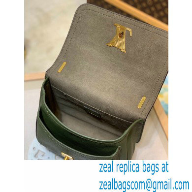 Louis Vuitton Grained Calf Leather Lockme Chain PM Bag M57067 Khaki Green 2020 - Click Image to Close