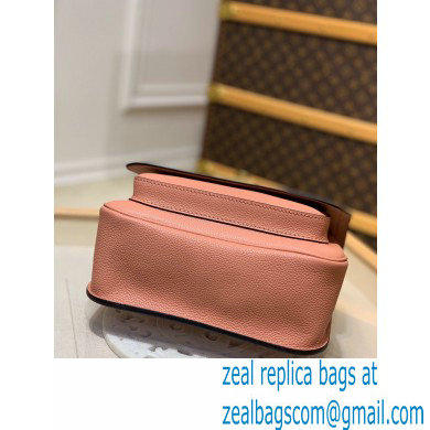 Louis Vuitton Grained Calf Leather Lockme Chain PM Bag M57071 Rose des Sables Pink 2020