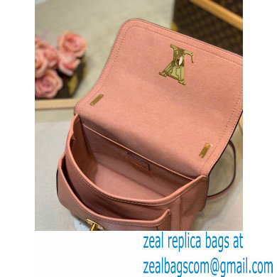 Louis Vuitton Grained Calf Leather Lockme Chain PM Bag M57071 Rose des Sables Pink 2020 - Click Image to Close