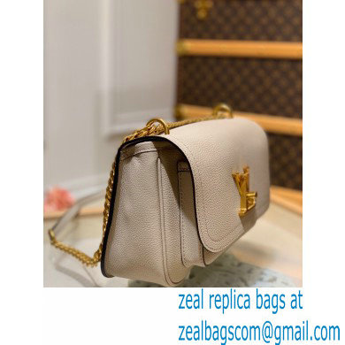 Louis Vuitton Grained Calf Leather Lockme Chain PM Bag M57072 Griege 2020 - Click Image to Close