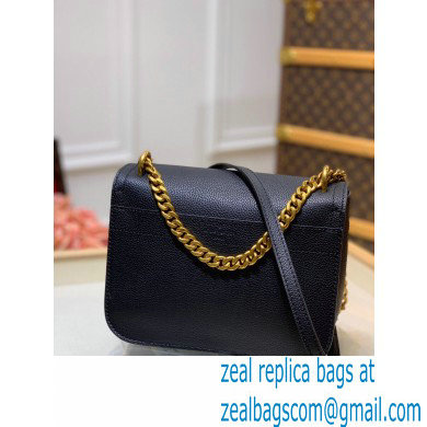 Louis Vuitton Grained Calf Leather Lockme Chain PM Bag M57073 Black 2020 - Click Image to Close