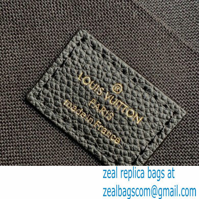 Louis Vuitton Grained Leather Felicie Pochette Bag M69977 Black 2020