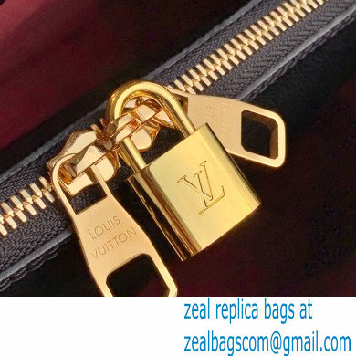 Louis Vuitton Grained Leather Montaigne BB Bag M45489 Black 2020 - Click Image to Close