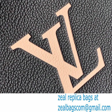 Louis Vuitton Grained Leather OnTheGo MM Tote Bag M45495 Black 2020