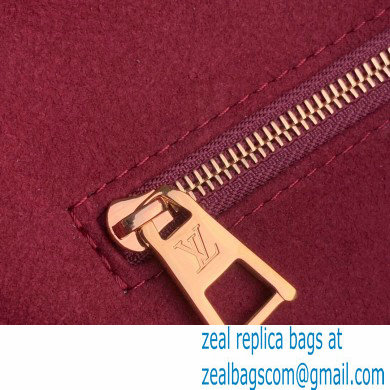 Louis Vuitton Grained Leather OnTheGo MM Tote Bag M45495 Black 2020