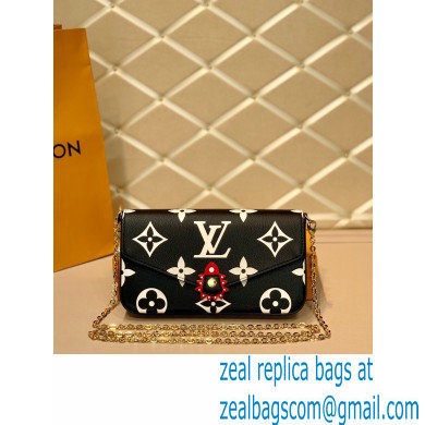 Louis Vuitton LV Crafty Felicie Pochette Bag M69515 Black 2020 - Click Image to Close