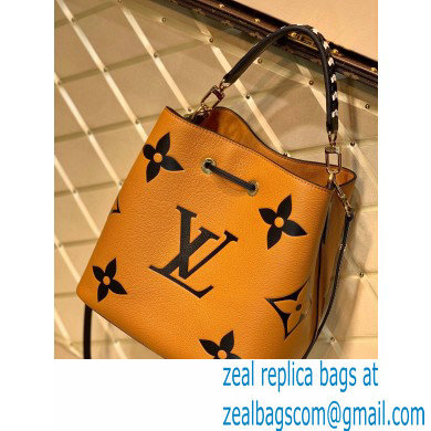 Louis Vuitton LV Crafty NeoNoe MM Bucket Bag Braided Top Handle M56888 Caramel 2020 - Click Image to Close