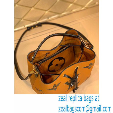 Louis Vuitton LV Crafty NeoNoe MM Bucket Bag Braided Top Handle M56888 Caramel 2020 - Click Image to Close