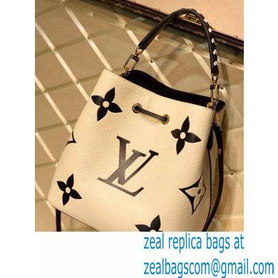 Louis Vuitton LV Crafty NeoNoe MM Bucket Bag Braided Top Handle M56889 Creme 2020