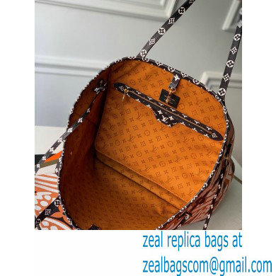 Louis Vuitton LV Crafty Neverfull MM Tote Bag Brown M56584 Runway 2020