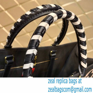 Louis Vuitton LV Crafty Onthego GM Tote Bag Braided Top Handle M45373 Black 2020 - Click Image to Close