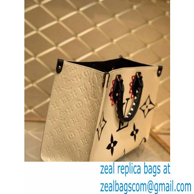 Louis Vuitton LV Crafty Onthego MM Tote Bag Braided Top Handle M45375 Creme 2020