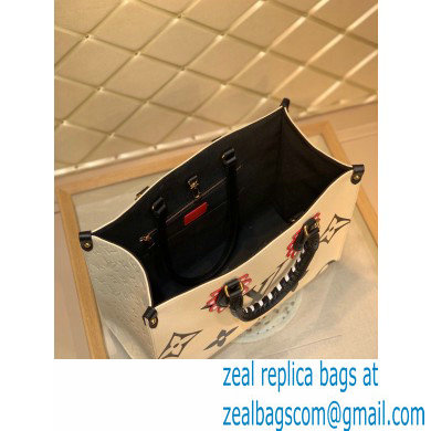Louis Vuitton LV Crafty Onthego MM Tote Bag Braided Top Handle M45375 Creme 2020