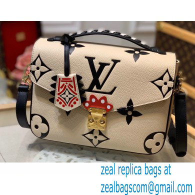Louis Vuitton LV Crafty Pochette Metis Bag Braided Top Handle M45384 Creme 2020
