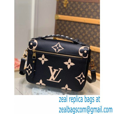 Louis Vuitton LV Crafty Pochette Metis Bag Braided Top Handle M45385 Black 2020