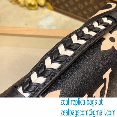 Louis Vuitton LV Crafty Pochette Metis Bag Braided Top Handle M45385 Black 2020