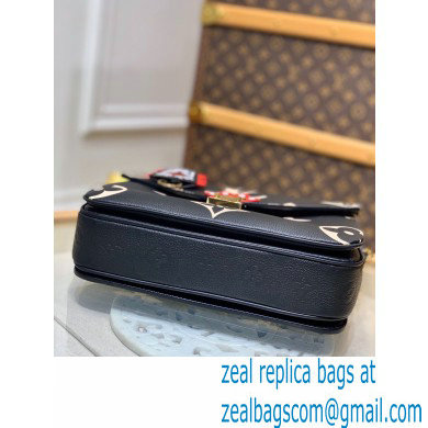 Louis Vuitton LV Crafty Pochette Metis Bag Braided Top Handle M45385 Black 2020