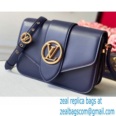 Louis Vuitton LV Pont 9 Bag M56454 Bleu de Minuit Blue 2020