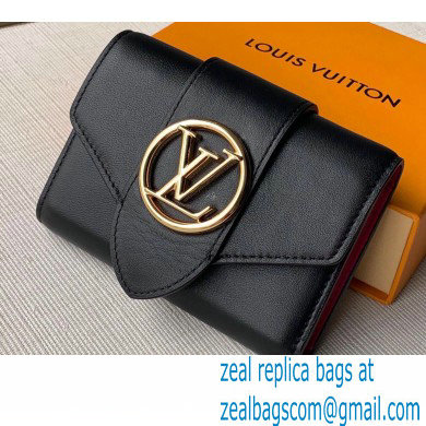 Louis Vuitton LV Pont 9 Compact Wallet M69175 Black 2020
