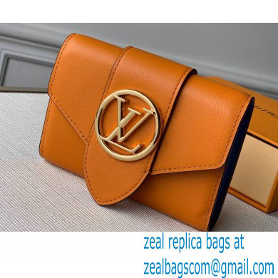 Louis Vuitton LV Pont 9 Compact Wallet Summer Gold 2020