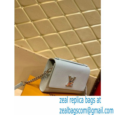 Louis Vuitton Lockme Clutch Bag M56136 Olympe Blue 2020 - Click Image to Close