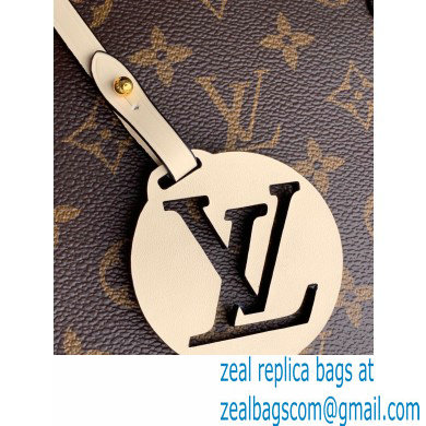 Louis Vuitton Monogram Canvas Montaigne BB Bag Braided Handle M45311 Creme Beige 2020