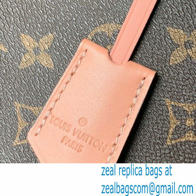 Louis Vuitton Monogram Canvas Montaigne MM Bag Braided Handle M44672 Pink/Yellow 2020