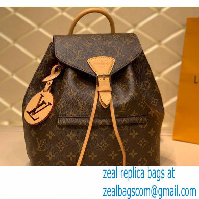 Louis Vuitton Monogram Canvas Montsouris PM Backpack Bag Natural M45501 2020 - Click Image to Close