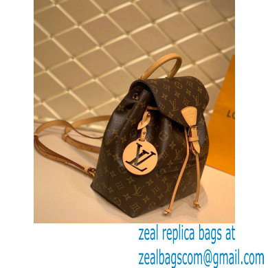 Louis Vuitton Monogram Canvas Montsouris PM Backpack Bag Natural M45501 2020 - Click Image to Close