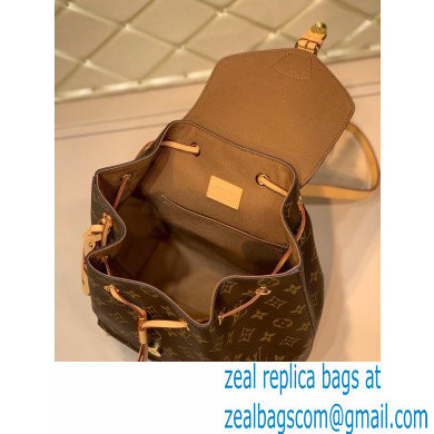 Louis Vuitton Monogram Canvas Montsouris PM Backpack Bag Natural M45501 2020 - Click Image to Close