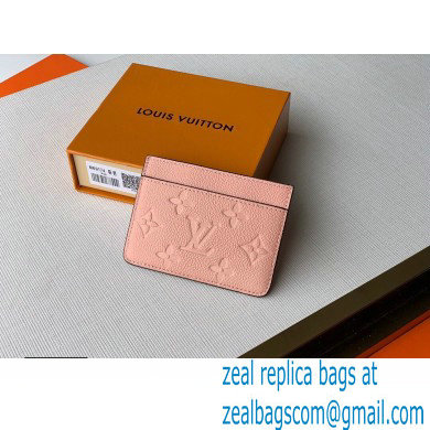 Louis Vuitton Monogram Empreinte Card Holder M69174 Rose Poudre Pink 2020