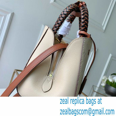 Louis Vuitton Monogram Empreinte Montaigne BB Bag Braided Handle Creme Beige and Caramel 2020 - Click Image to Close