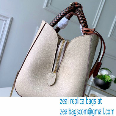 Louis Vuitton Monogram Empreinte Montaigne MM Bag Braided Handle M53939 Creme Beige and Caramel 2020