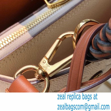 Louis Vuitton Monogram Empreinte Montaigne MM Bag Braided Handle M53939 Creme Beige and Caramel 2020