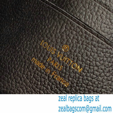 Louis Vuitton Monogram Empreinte Pochette Melanie BB Pouch Clutch Bag M68712 Black 2020