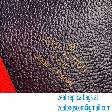 Louis Vuitton Monogram Empreinte Pochette Melanie BB Pouch Clutch Bag M68713 Marine Rouge 2020 - Click Image to Close