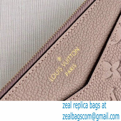 Louis Vuitton Monogram Empreinte Pochette Melanie BB Pouch Clutch Bag M68714 Tourterelle Beige 2020