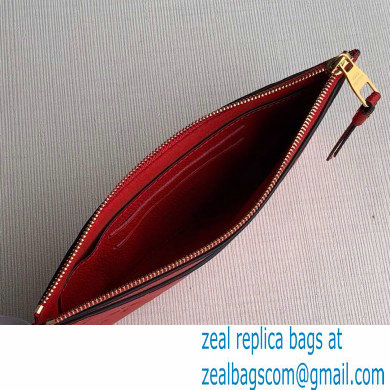 Louis Vuitton Monogram Empreinte Pochette Melanie BB Pouch Clutch Bag Red 2020