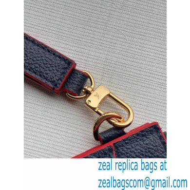Louis Vuitton Monogram Empreinte Pochette Melanie MM Pouch Clutch Bag M68706 Marine Rouge 2020