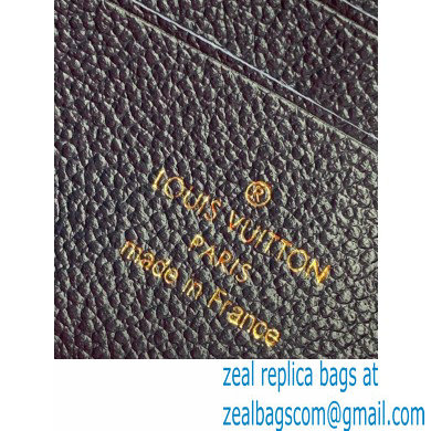 Louis Vuitton Monogram Empreinte Pochette Melanie MM Pouch Clutch Bag M68706 Marine Rouge 2020