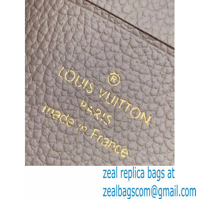 Louis Vuitton Monogram Empreinte Pochette Melanie MM Pouch Clutch Bag M68707 Tourterelle Beige 2020